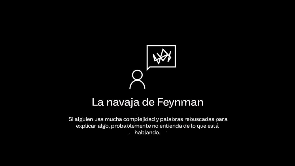la navaja de Feynman